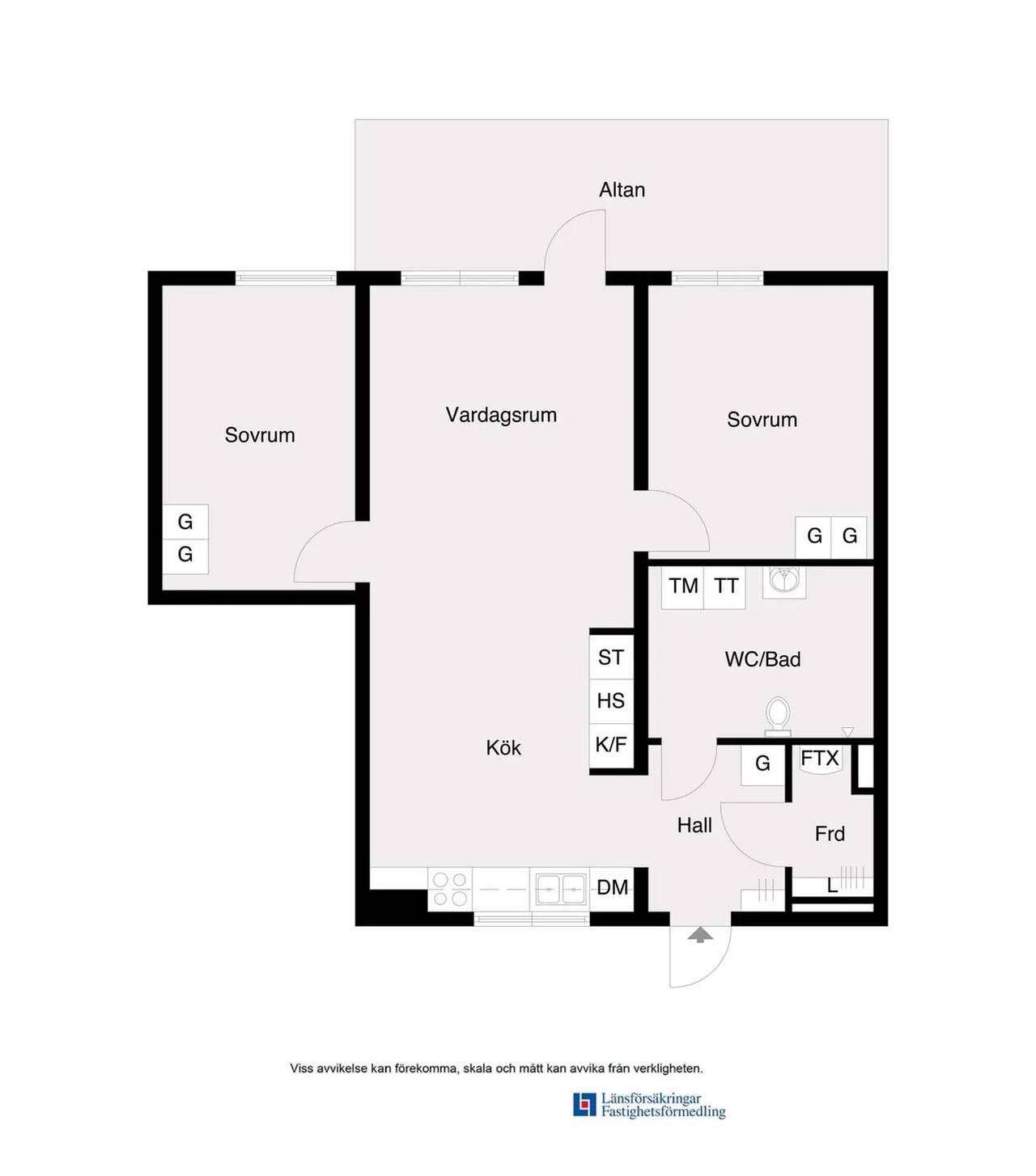 Floor plan for Vällstavägen 6