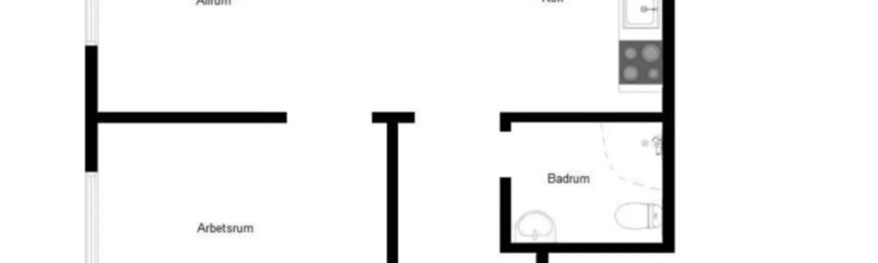 Planritning för Sjövägen 2