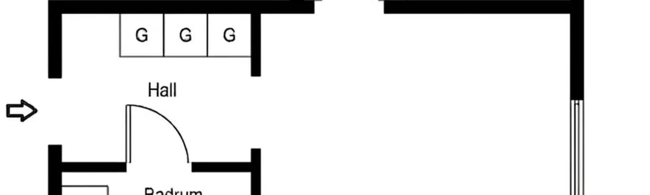 Planritning för Artillerigatan 72