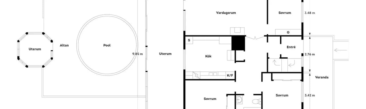 Floor plan for Rödkullegatan 6