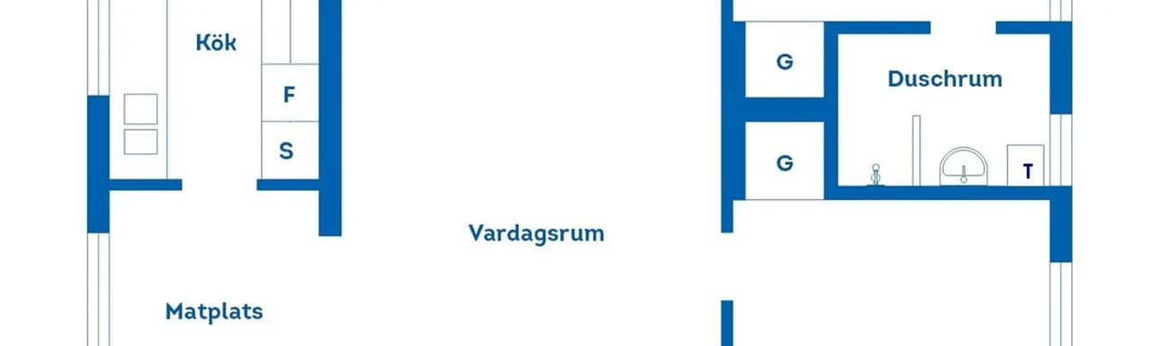 Planritning för Hagebygatan 51