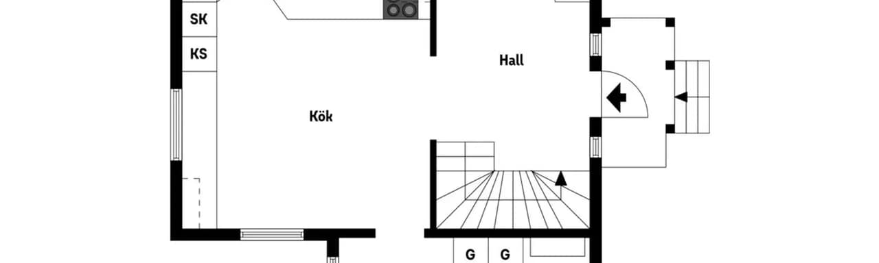 Floor plan for Skureå 233