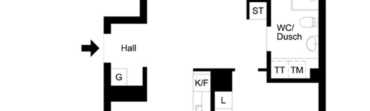 Floor plan for Kolsyregatan 9