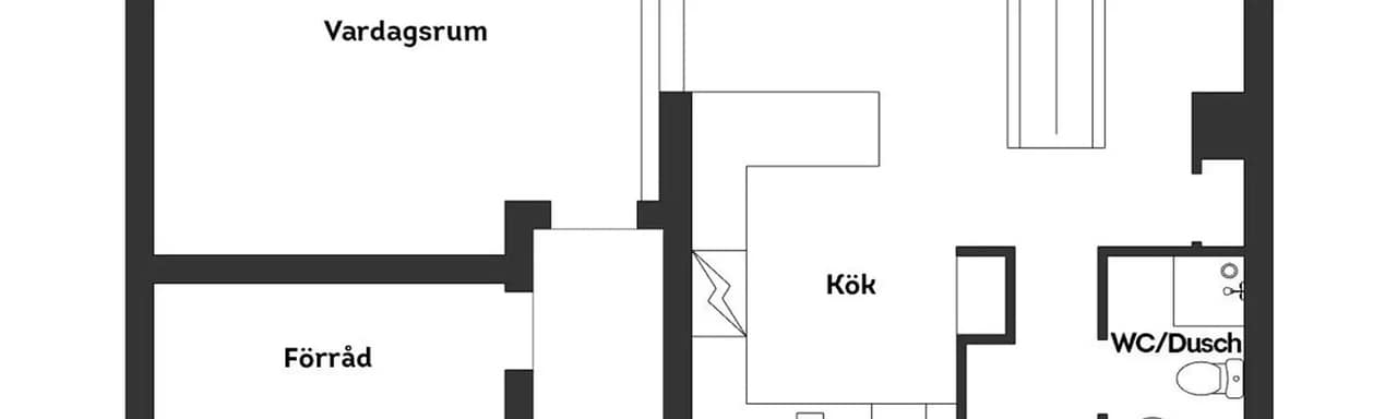 Floor plan for Ängsblomsvägen 1