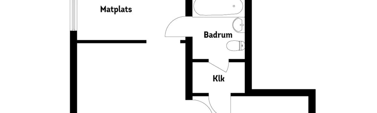 Floor plan for Ingegatan 4O