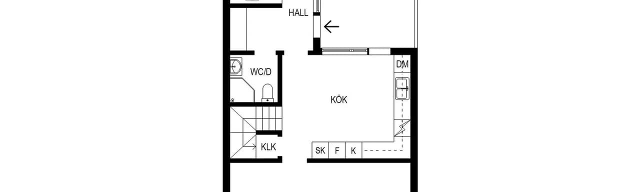 Planritning för Vasavägen 212D