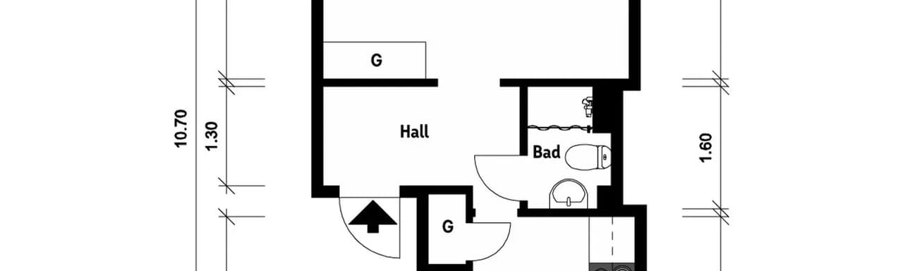 Floor plan for Forsstenagatan 2C