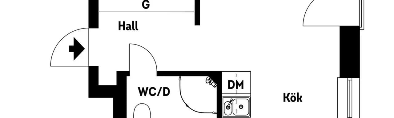 Planritning för Alströmergatan 9