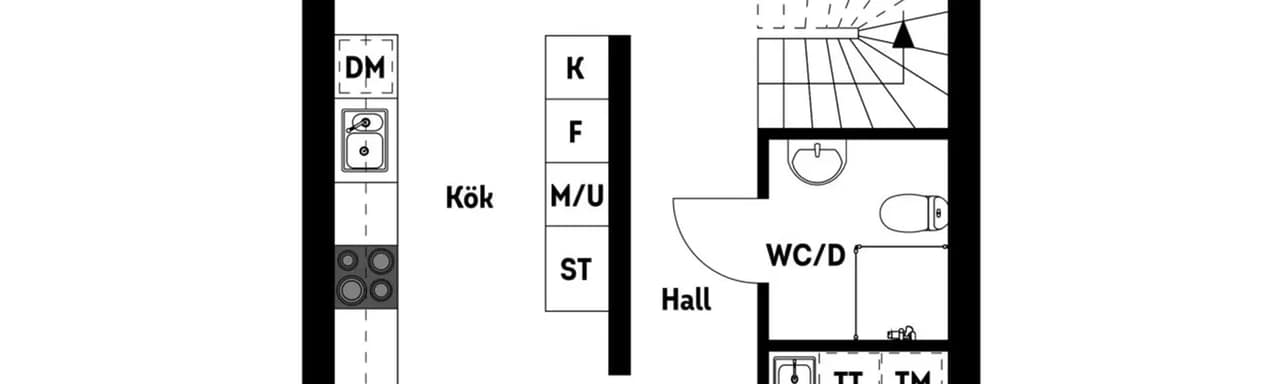 Floor plan for Viggholmsvägen 65