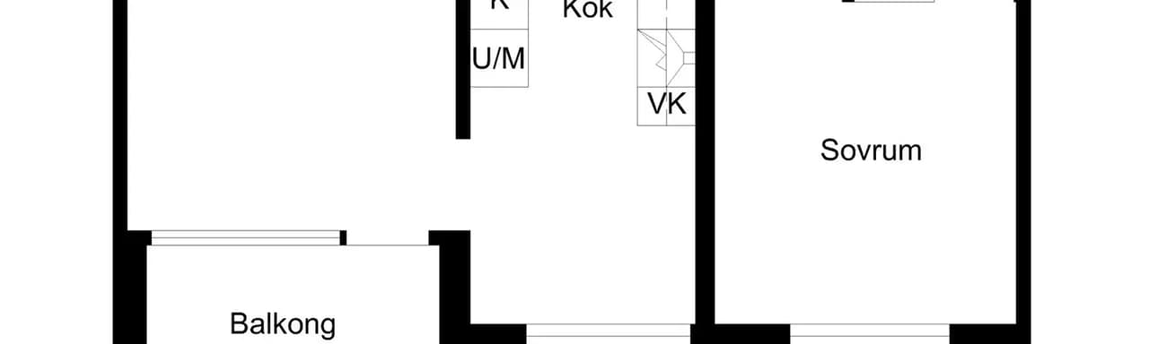 Floor plan for Klostergatan 5