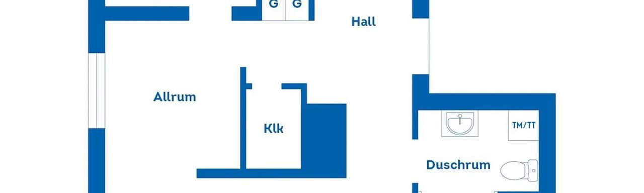 Planritning för Carlavägen 46B