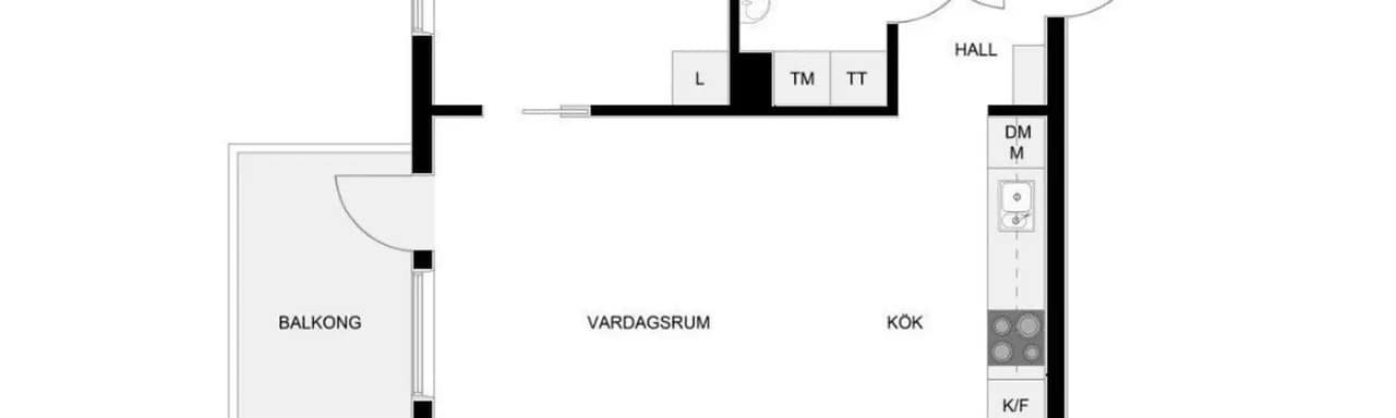Floor plan for Skagafjordsgatan 5, 2tr