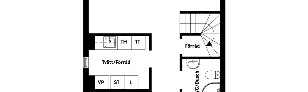Floor plan for Södra Atriumvägen 41