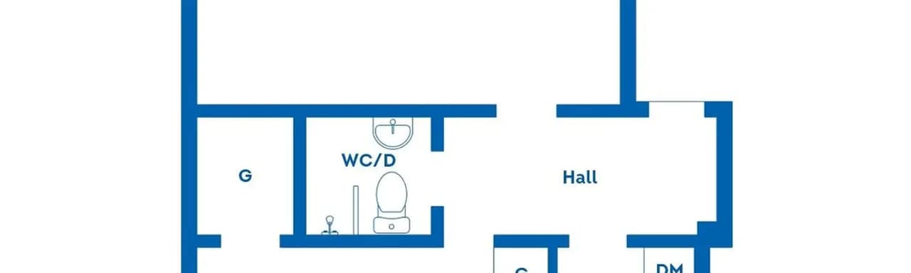 Planritning för Havregatan 1B