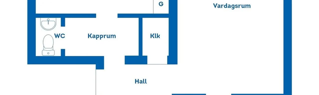 Planritning för Johannesbergsvägen 14