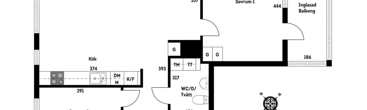 Floor plan for Ågesta broväg 84