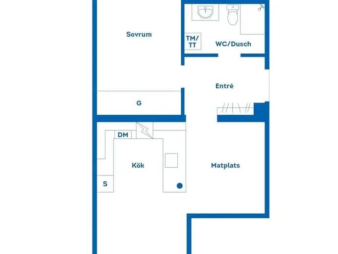 Planritning för Engelbrektsgatan 25