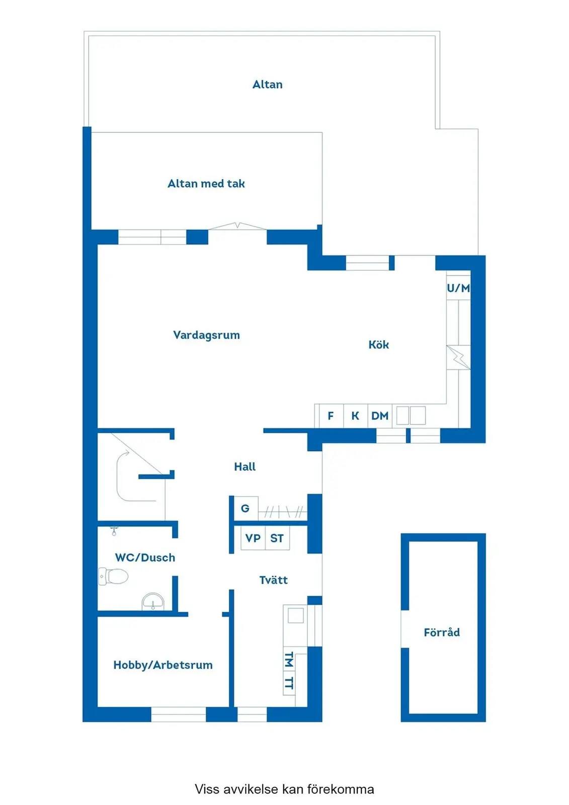 Floor plan for Cellovägen 59
