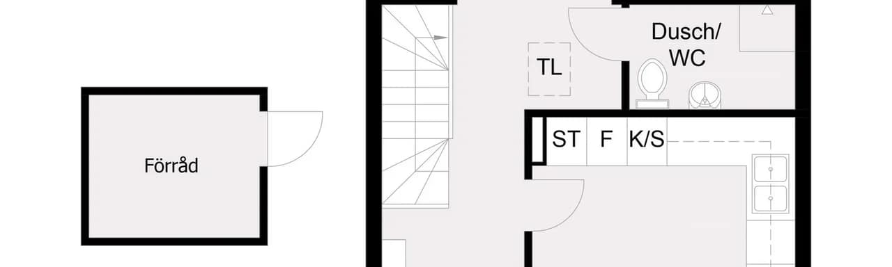 Planritning för Rosenhillsvägen 7