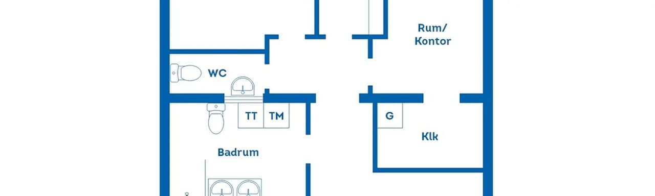 Floor plan for Bryggaregatan 9E
