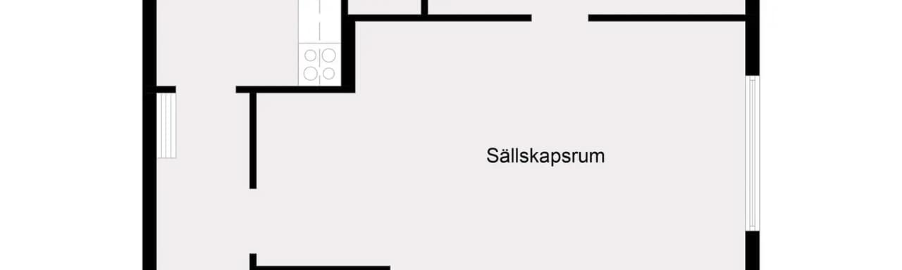 Floor plan for Lönngatan 60E