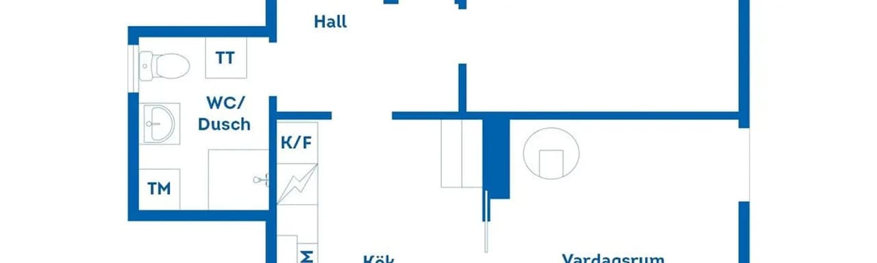 Floor plan for Korgmakarevägen 21