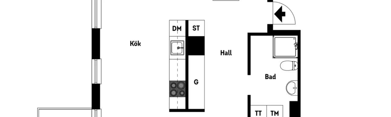 Floor plan for Vikaholmsallén 45