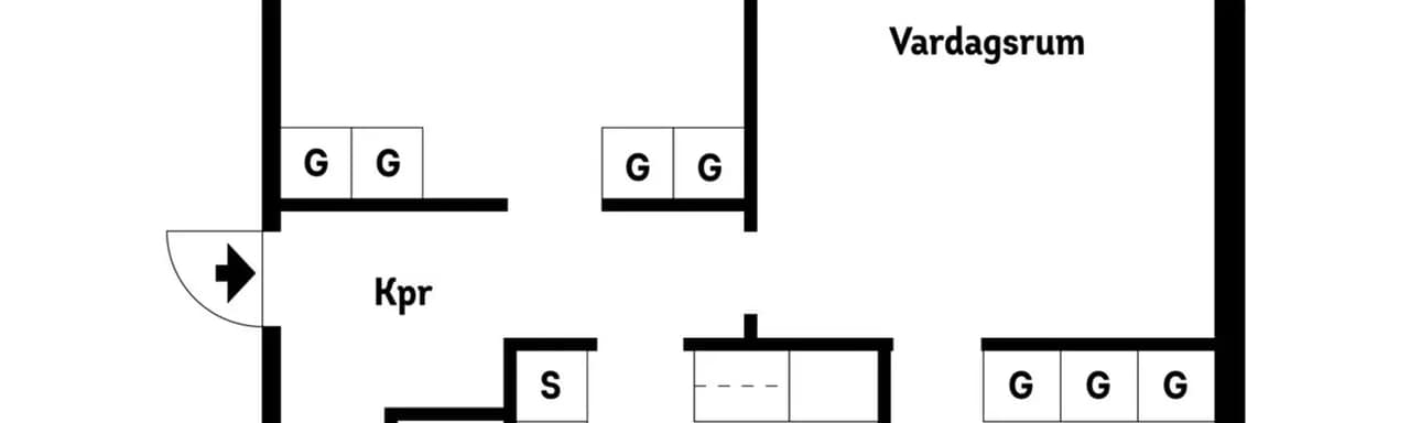 Floor plan for Stolpgränd 18