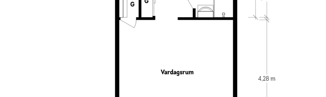 Floor plan for Ernst Torulfsgatan 13A
