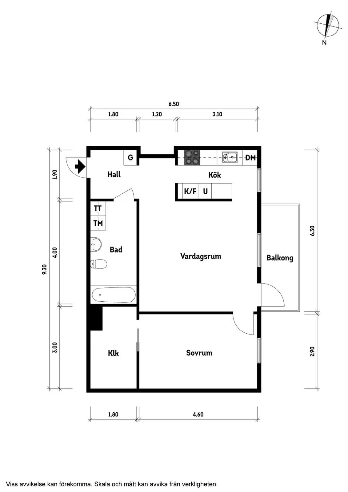 Floor plan for Margit Halls Gata 33