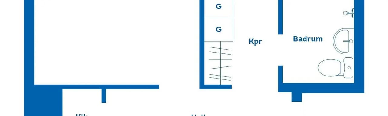 Floor plan for Stolmakaregatan 20A