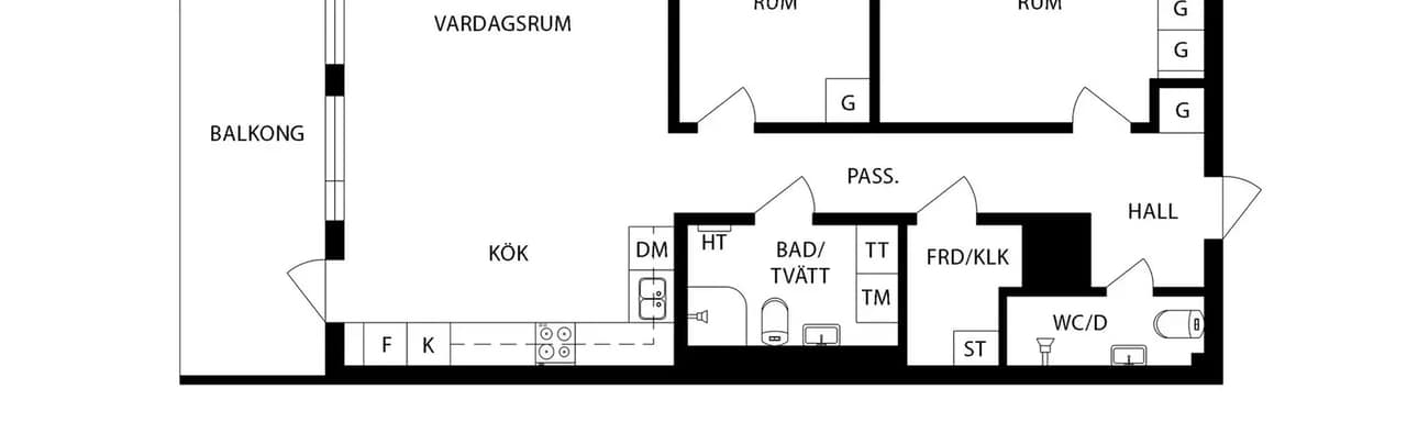 Planritning för Periodgången 5B
