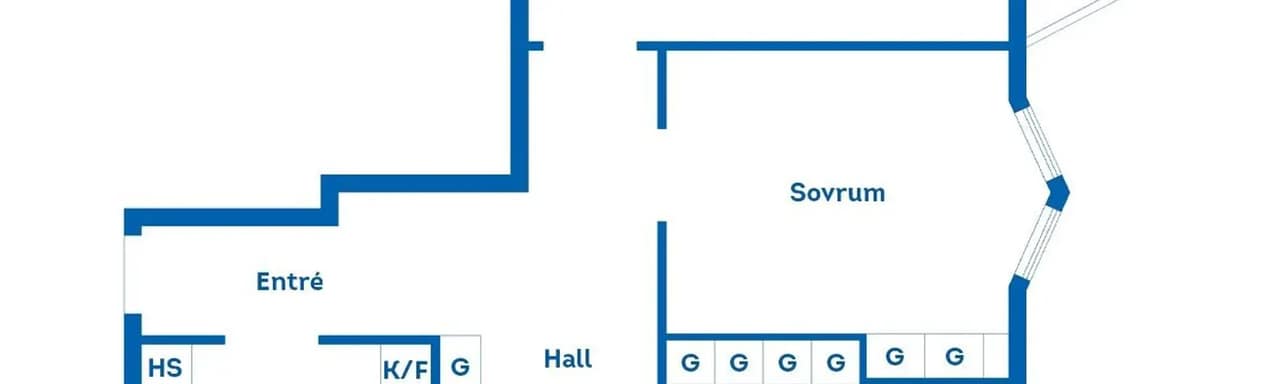 Floor plan for Vallgatan 23C