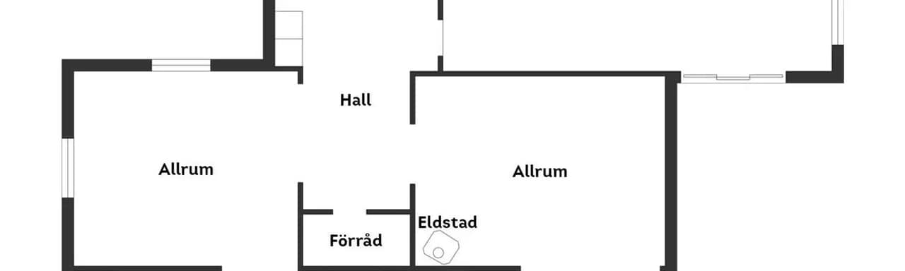 Floor plan for Oskarströmsvägen 2