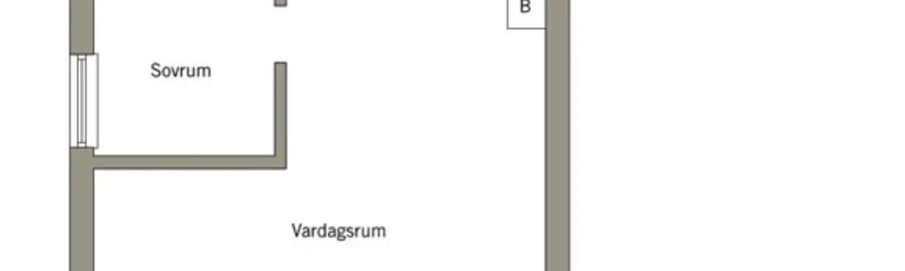 Floor plan for Östregårdsgatan 32A