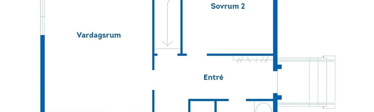 Floor plan for Gängletorpsvägen 54