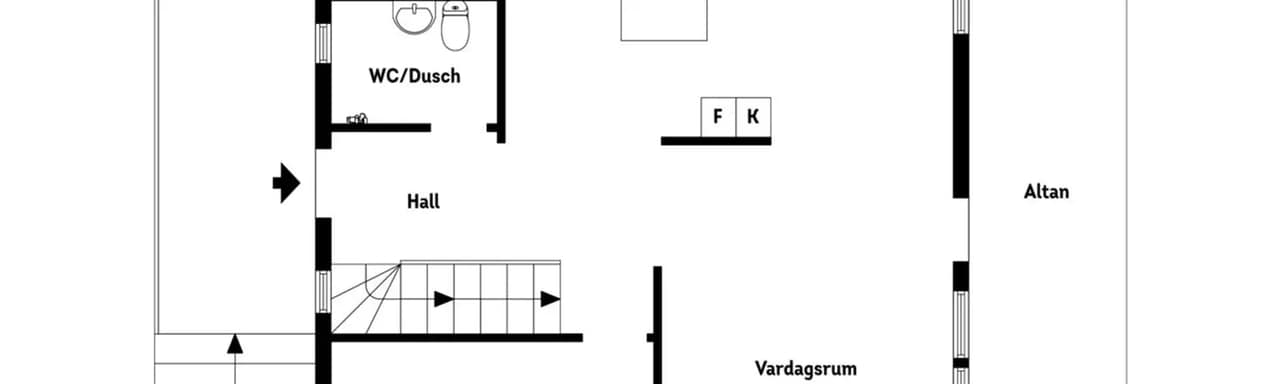 Floor plan for Drevstagatan 47
