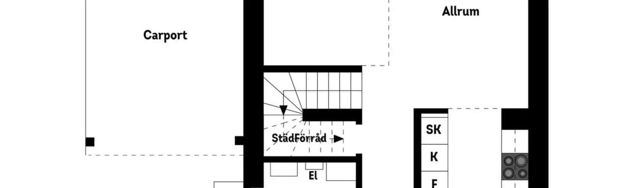 Floor plan for Gulli Petrinis väg 1J