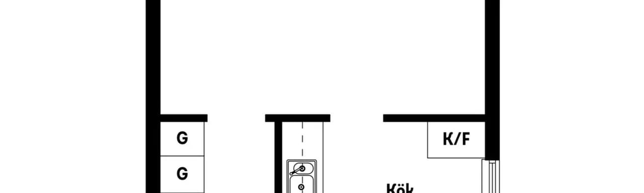 Planritning för Norregårdsvägen 13A