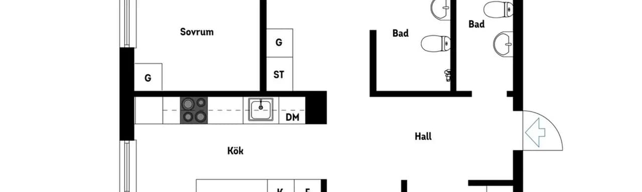 Floor plan for Ages Väg 3