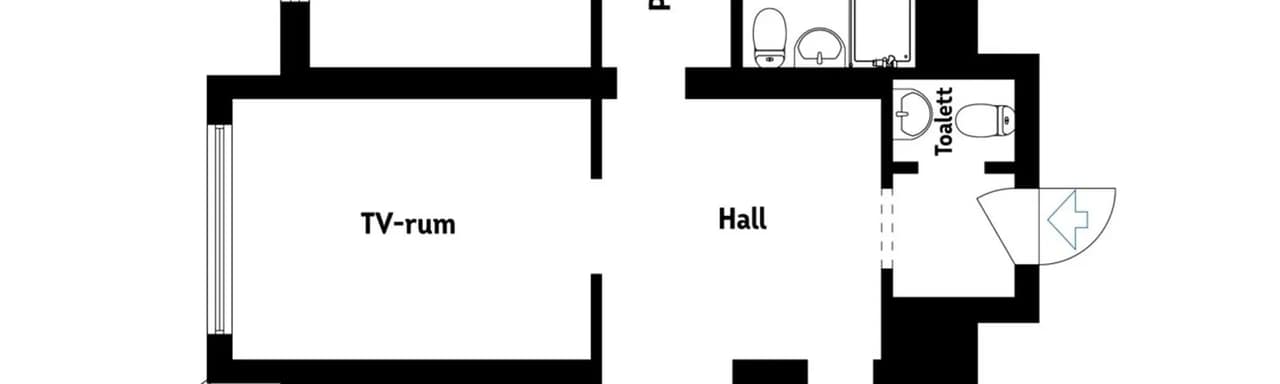 Floor plan for Stockholmsvägen 8