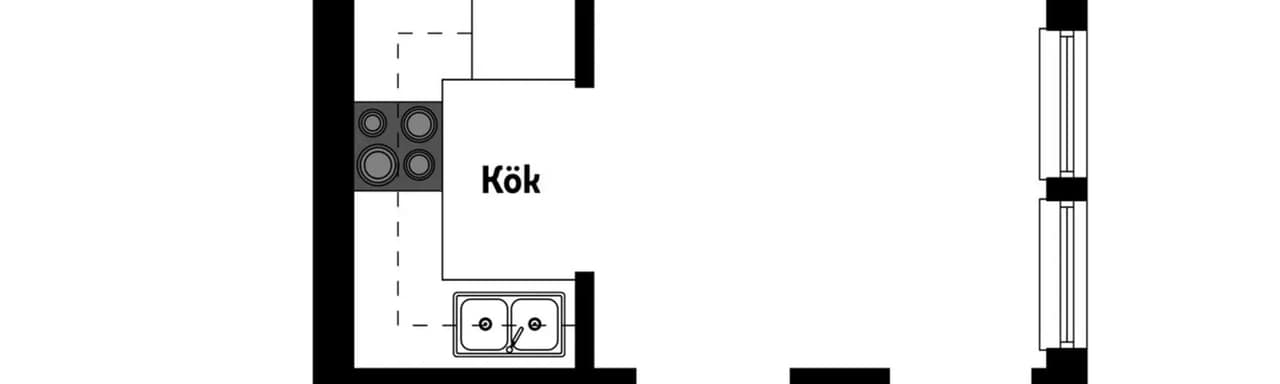 Planritning för Södrabogränd 5