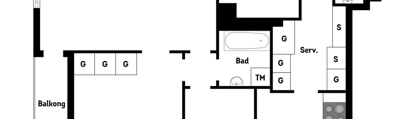 Floor plan for Furusundsgatan 18, 3 tr