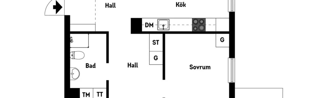 Floor plan for Ages väg 5