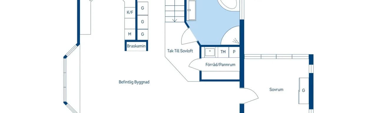 Floor plan for Bjässviken 63