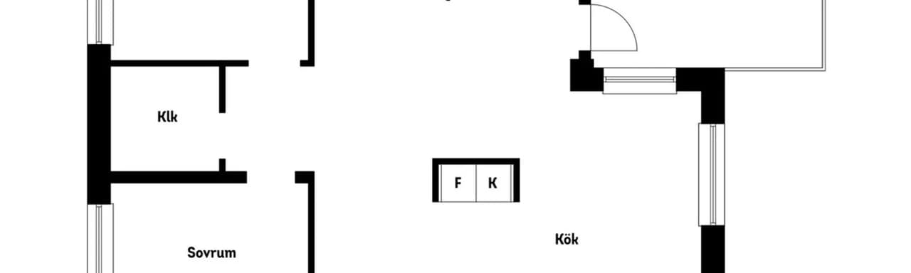 Floor plan for Björnbärsvägen 2D
