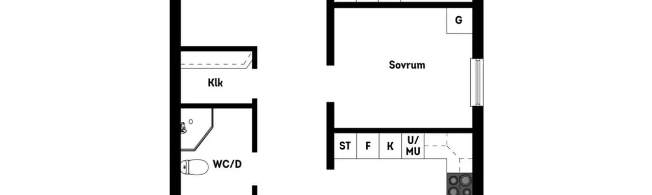 Floor plan for Armborstvägen 6B