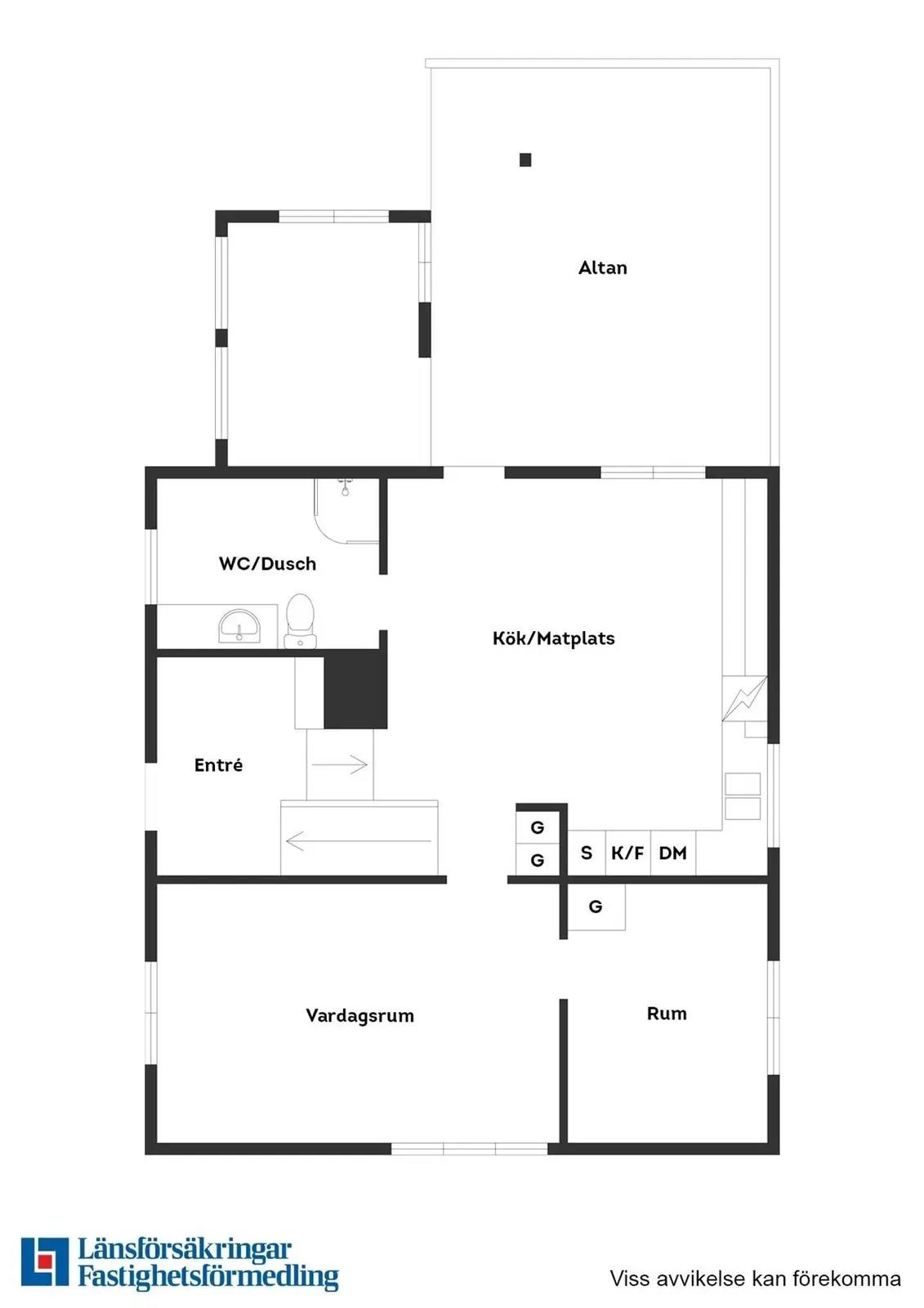 Planritning för Boggsjö 167