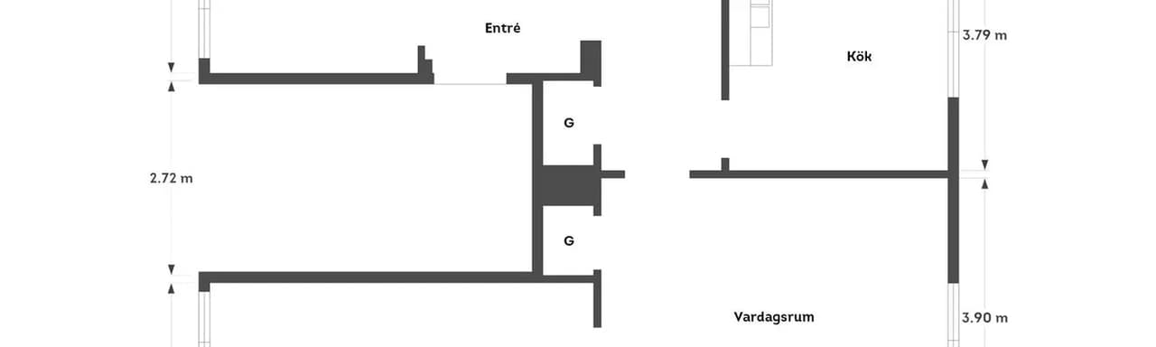 Floor plan for Herkulesgatan 18A