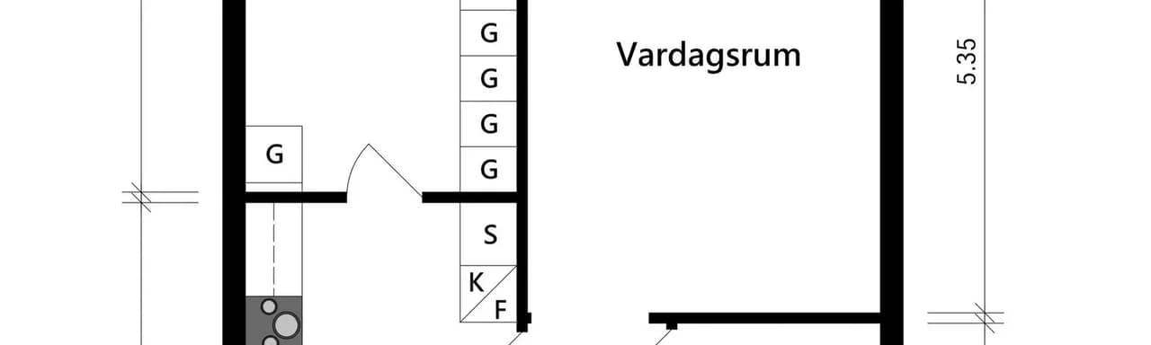 Floor plan for Stekastigen 8
